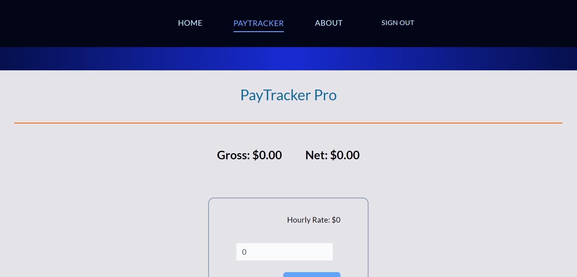 a paycheck tracking app